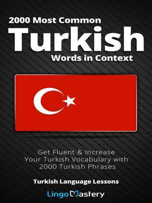 cover image of 2000 Most Common Turkish Words in Context